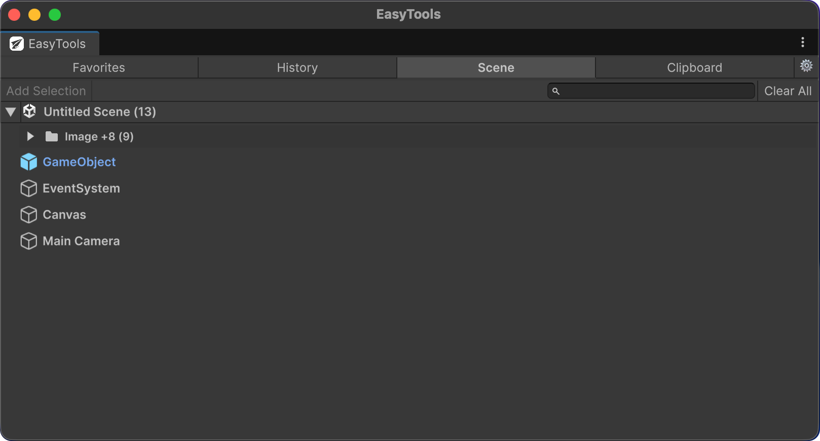 Scene Bookmarks Panel